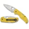 Spyderco 2024 Spyderco Native 5 Salt Lightweight Yellow Lc200N Serrated SPY-C41SYL5 - alternate 1